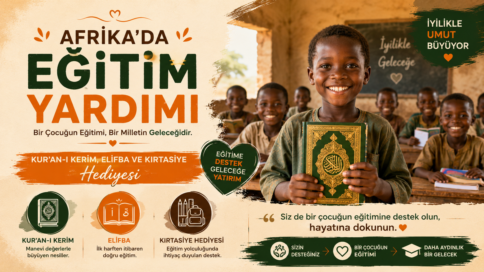 Kuran- Kerim Elif BA Kırtasiye Hediyesi